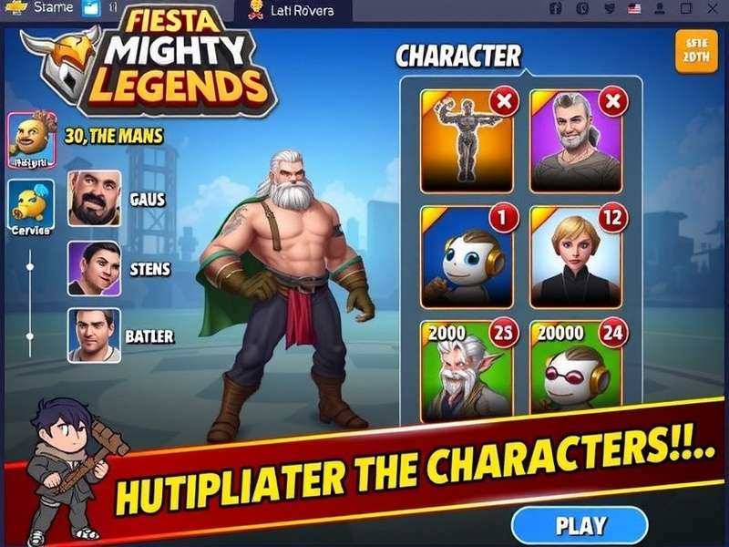 Fiesta Mighty Legend Character Customization